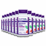 Natrol - Melatonin Sleep Fast Dissolve Maximum Strength, Strawberry - 10 mg - 60 Tablets - 12 Pack