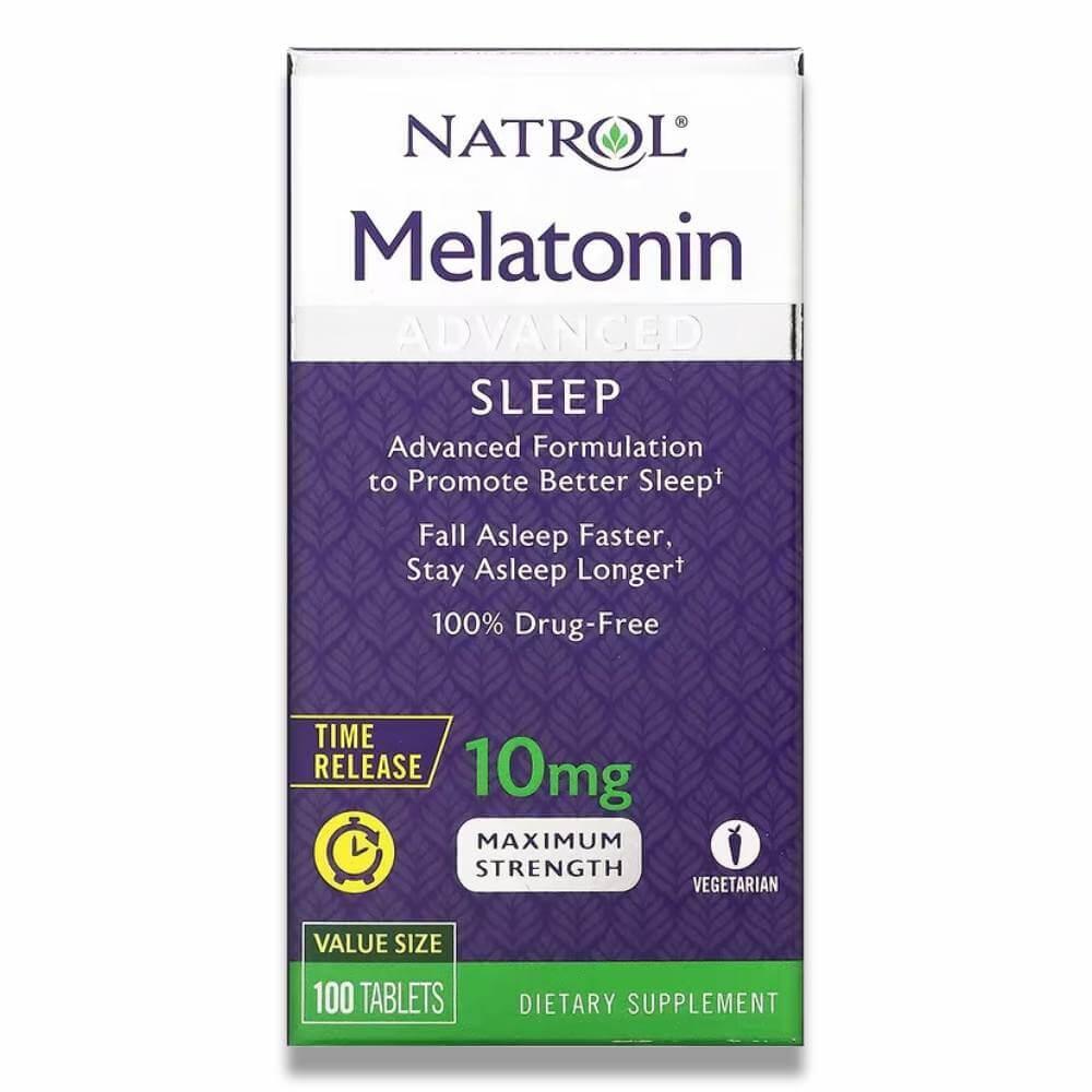 Natrol Melatonin Sleep 10mg 100 Tablets 12 Pack Contarmarket