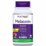 Natrol Melatonin Fast Dissolve Strawberry 5mg 90 Tablets 12 Pack Contarmarket