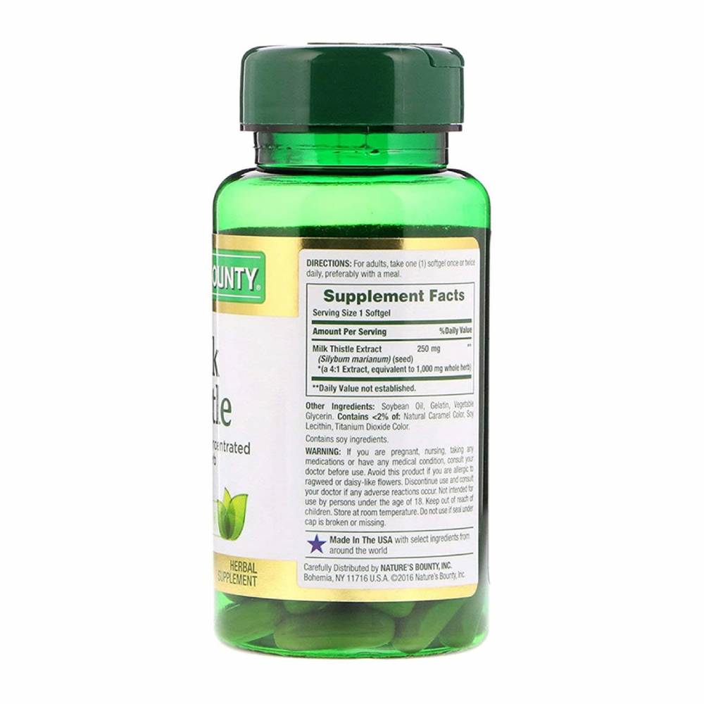Nature's Bounty - Milk Thistle - 50 Count - 24 Pack