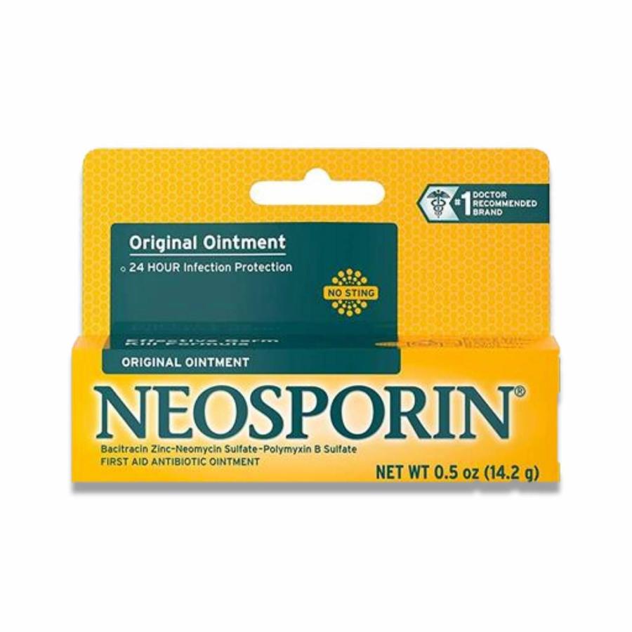 Neosporin - Original First Aid Antibiotic Ointment, Wound Care Treatment  0.5 Oz - 12 Pack