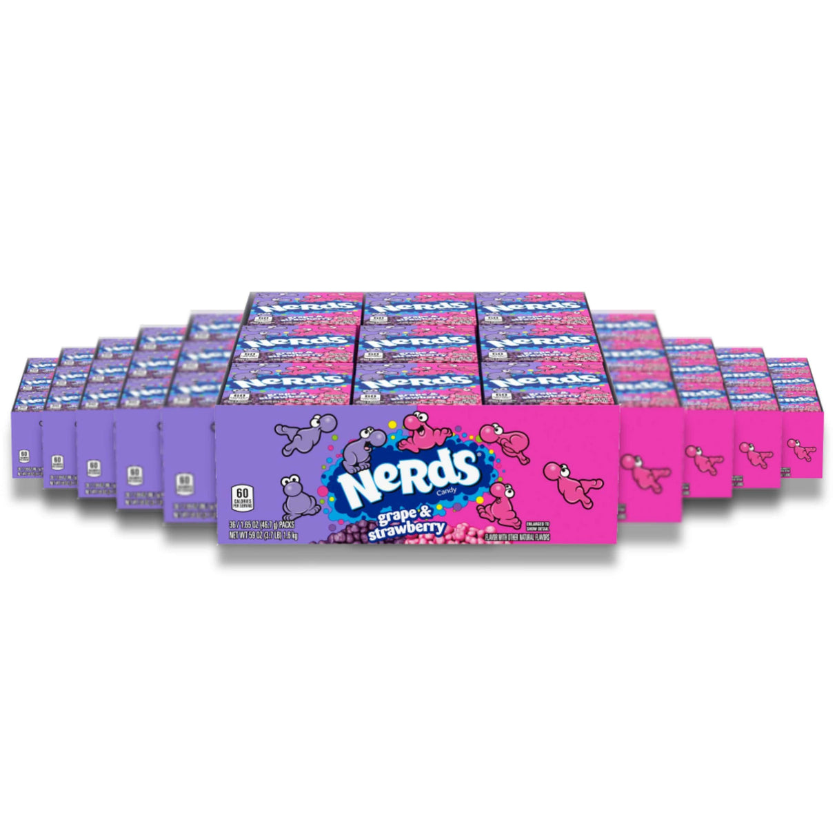 Nerds - Grape & Strawberry Candy - 1.65 Oz - 10 Pack