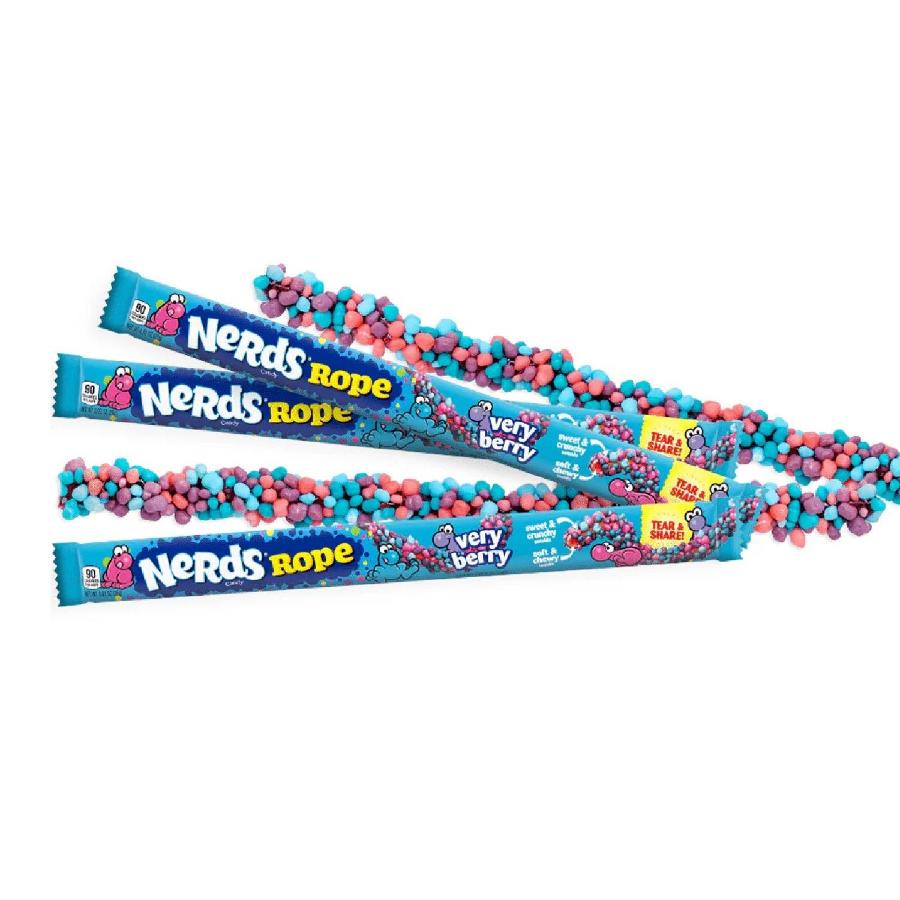 Nerds - Rope Candy, Very Berry - 0.92 Oz - 24 Ct Each