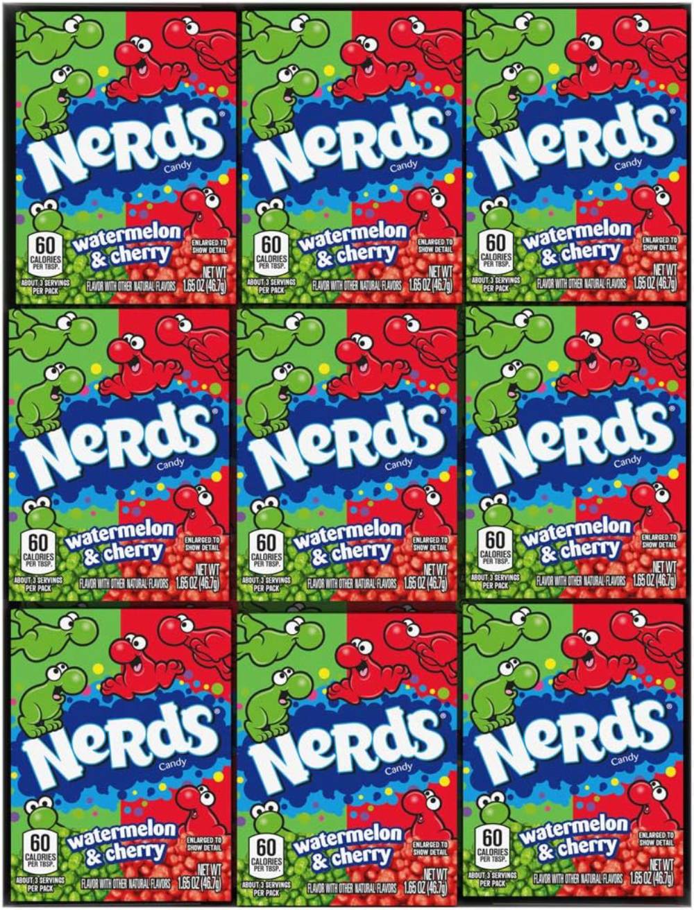 Nerds Candy Watermelon & Wild Cherry - 1.65 Oz - 36 Ct Each Contarmarket