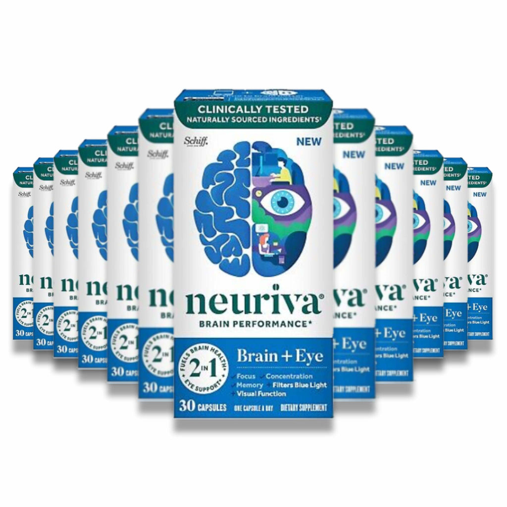 Neuriva Brain + Eye Capsules Brain Performance Supplement 30 Ct 12 Pack Contarmarket