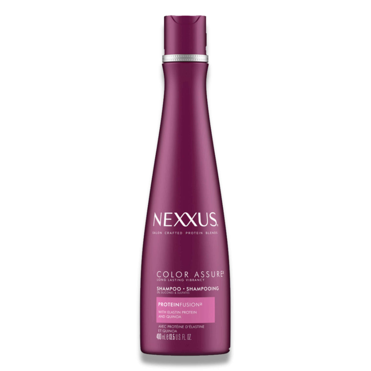 Nexxus - Salon Crafted Protein Blends, Long Lasting Vibrancy, Shampoo - 13.5 Oz - 4 Pack