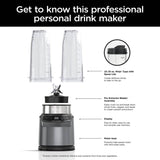 Ninja Nutri-Blender Pro with Auto-iQ, Personal Blender