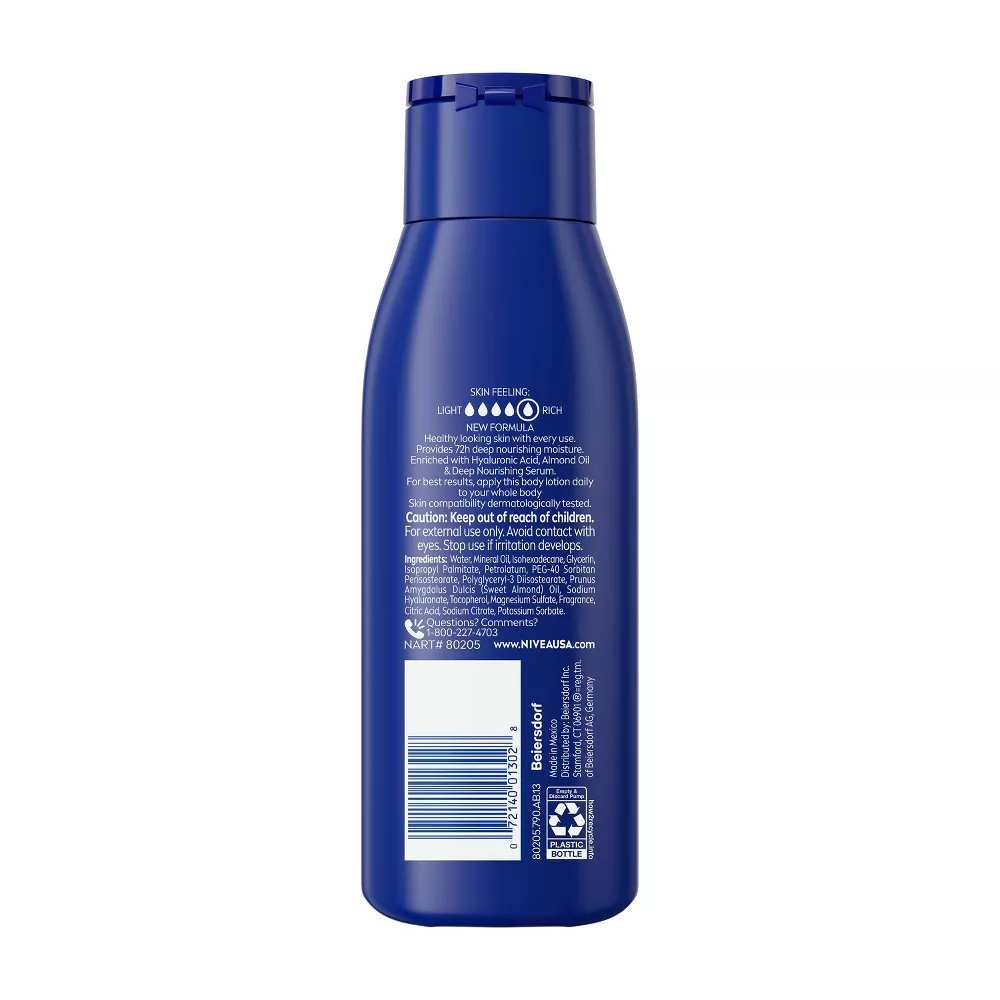 Nivea - Essentially Enriched Body Lotion for Dry SkinFresh - 2.5 Oz - 24 Pack