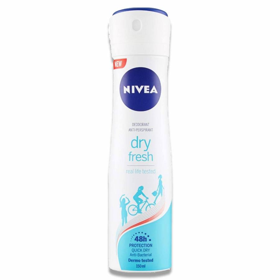 Nivea - Deodorant Spray, Dry Fresh - 150 ml - 6 Pack