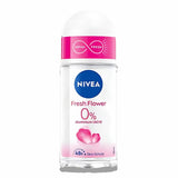 Nivea - Fresh Flower 48H Roll-On Women's Deodorant - 50 ml - 6 Pack