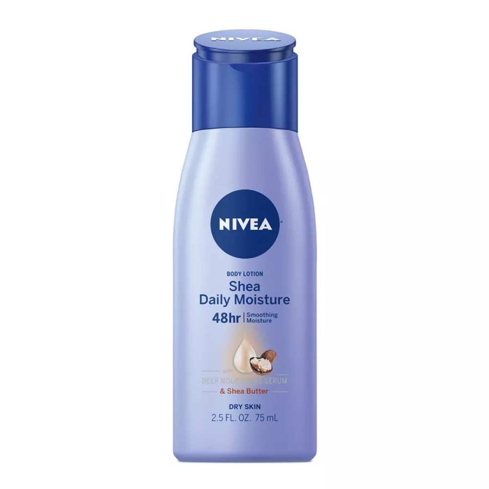 Nivea - Shea Nourish Dry Skin Body Lotion With Shea Butter - 2.5 Oz - 15 Pack