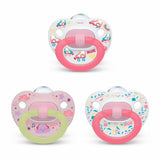 NUK - Orthodontic Pacifier Value Pack, 6-18 Months, Variety Colors - 3 Count - 12 Pack