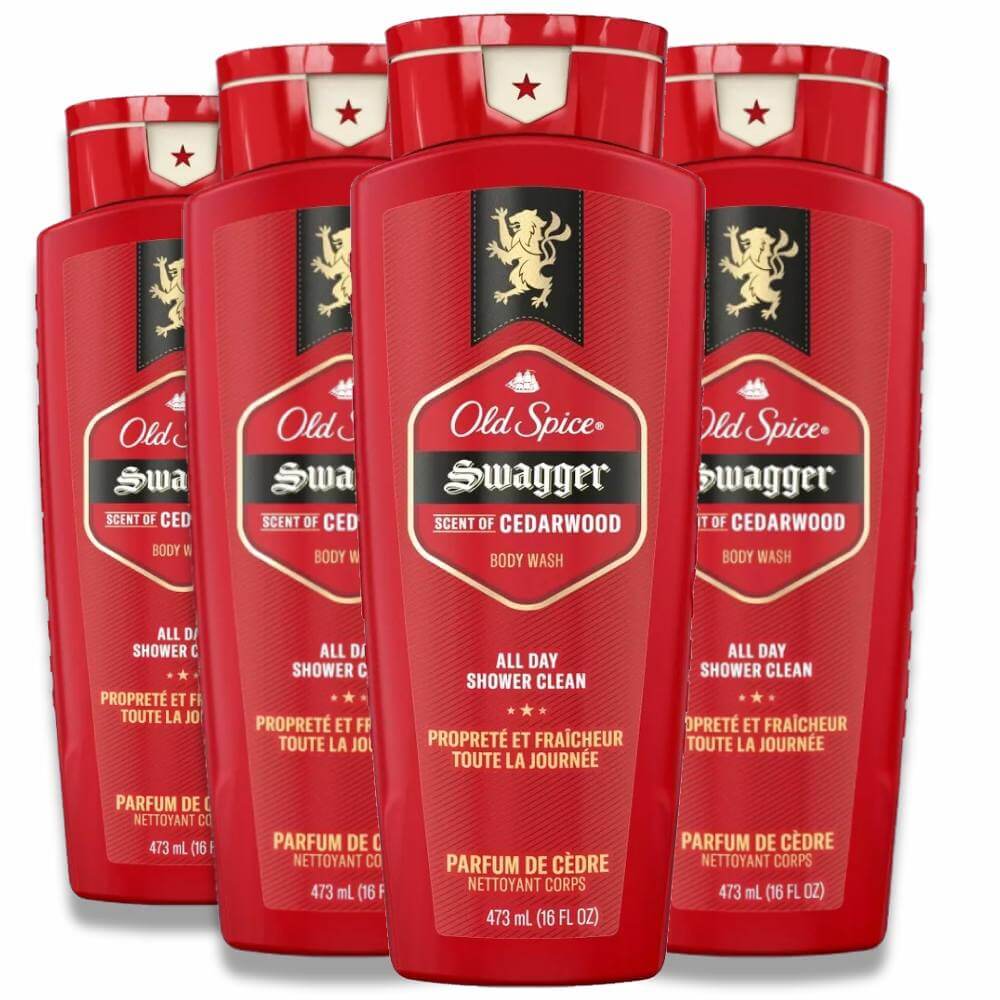 Old Spice Swagger Body Wash for Men 16 Oz - 4 Pack Contarmarket