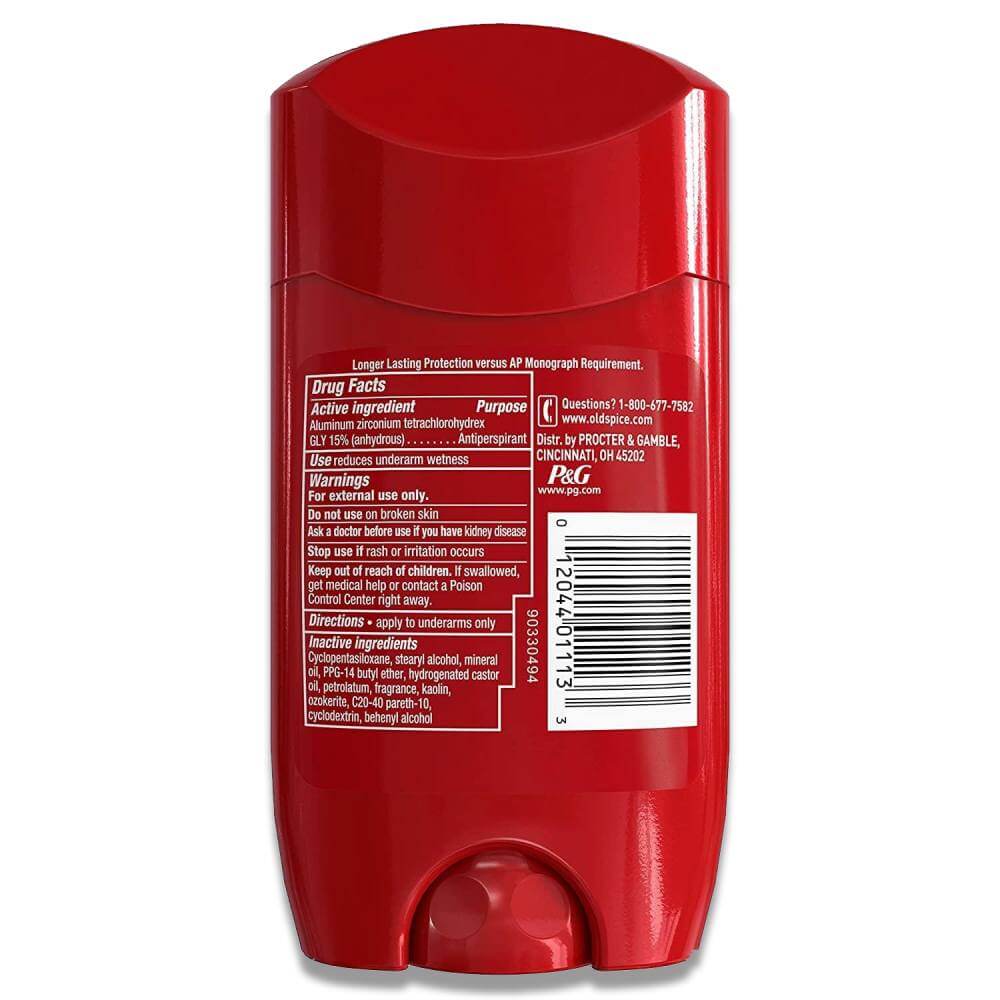 Old Spice Antiperspirant Deodorant for Men Red Zone Swagger 3 Oz 12 Pack Contarmarket