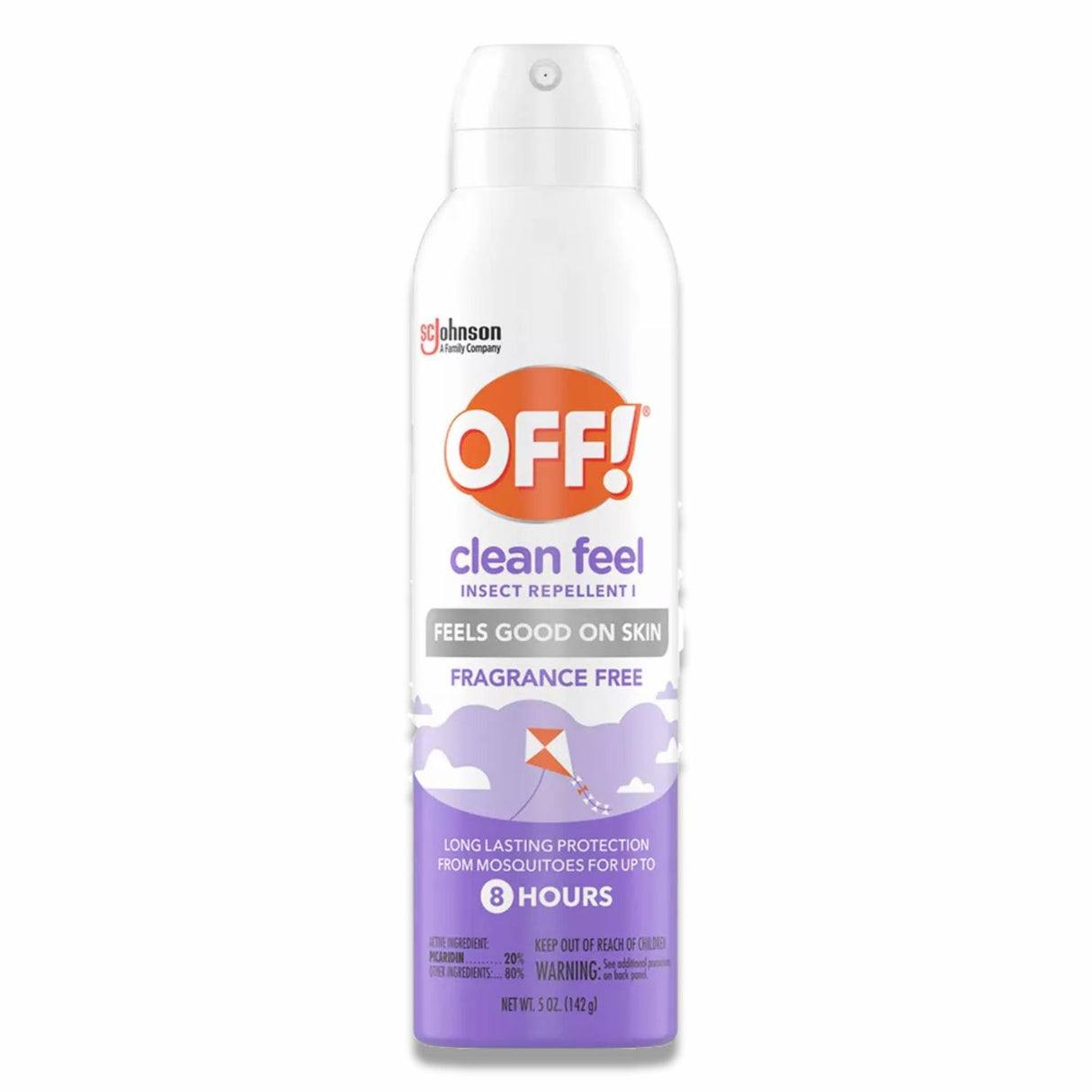 OFF! - Clean Feel Aerosol Insect Repellent - 5 Oz - 6 Pack