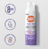 OFF! Clean Feel Insect Repellent - 9 Oz Aerosol - 2 Pack