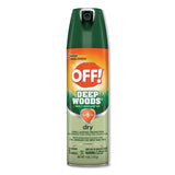OFF! - Aerosol Deep Woods Dry Insect Repellent - 4 Oz - 12 Pack