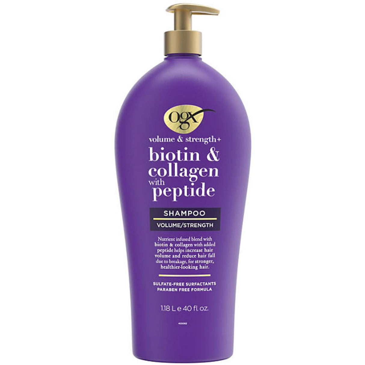 OGX - Volume & Strength + Biotin & Collagen Shampoo - 40 Oz