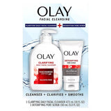 Olay - Facial Cleanser and Detoxifying Pore Scrub - Duo Pack