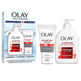 Olay - Facial Cleanser and Detoxifying Pore Scrub - Duo Pack