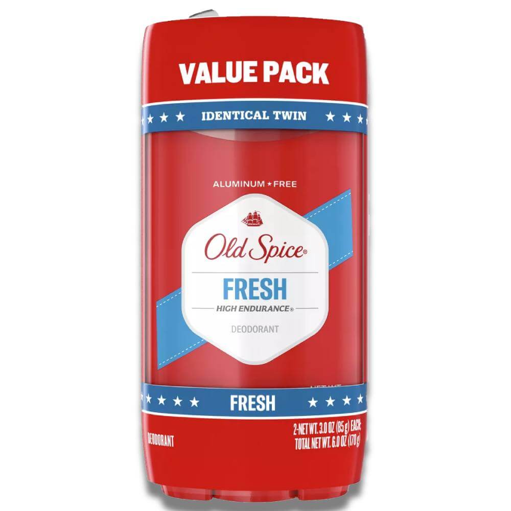 Old Spice High Endurance Fresh Deodorant Twin Pack - 2 Count, 3 Oz - 12 Pack Contarmarket 