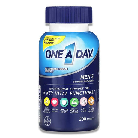 One A Day Men's Complete Multivitamin Capsules - 200 Ct - 24 Pack Contarmarket