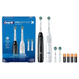 Oral-B Pro Advantage Battery-Powered Toothbrush - 2 Handles + 4 Brush Heads Contarmarket