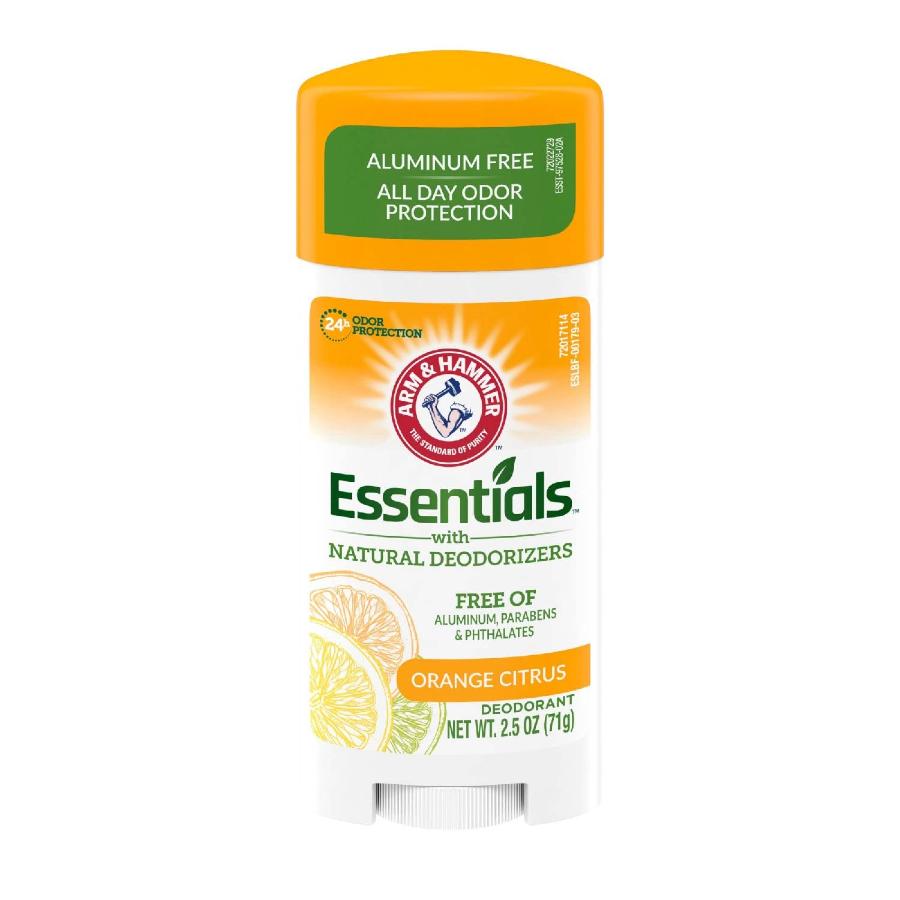 Arm & Hammer Essentials Natural Deodorant Orange Citrus- 2.5 oz  - 12 Pack