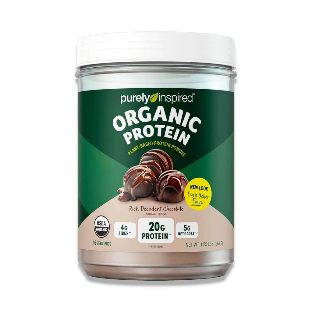Purely Inspired Plant-Based Protein Powder - Rich Decadent Chocolate - 1.35 lbs - 2 Pack Contarmarket