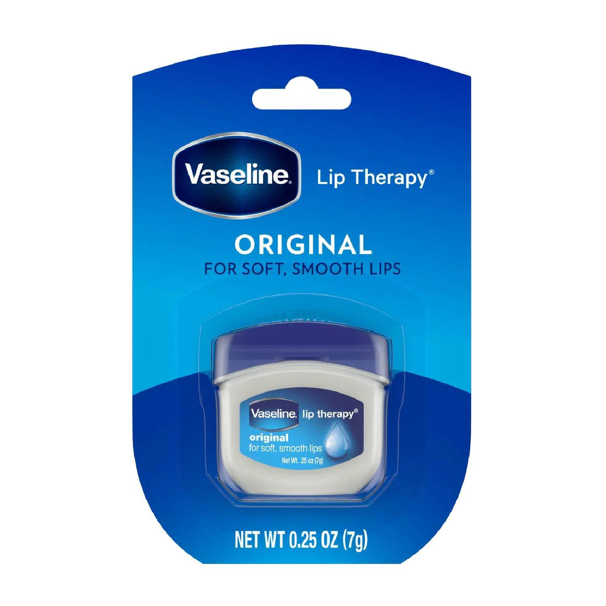 Vaseline Lip Therapy Fragrance free Original  0.25 oz -32 Pack - Travel Size