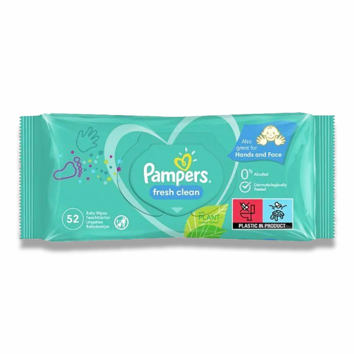 Pampers - Baby Wipes Fresh Clean - 52 Ct - 12 Pack