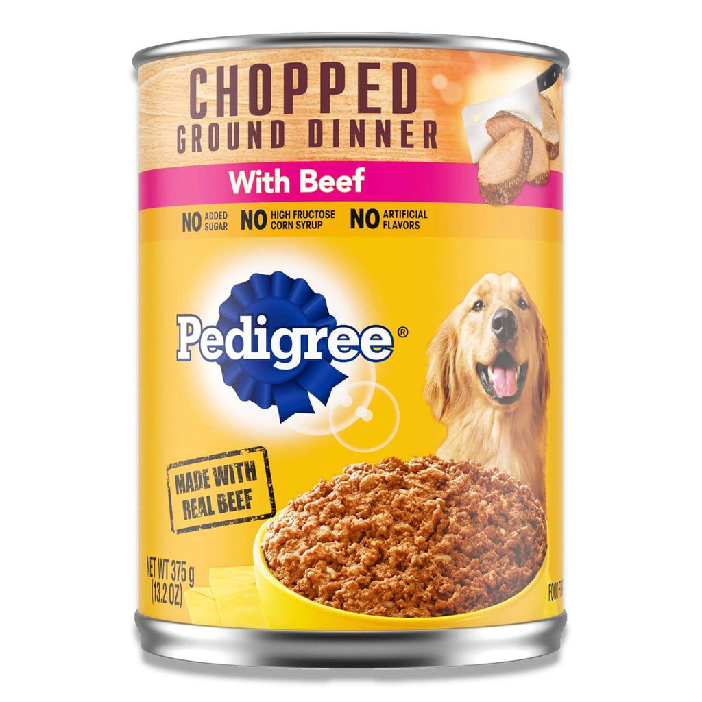 Pedigree Beef Wet Dog Food - 13.2 Oz Cans - 12 Pack Contarmarket