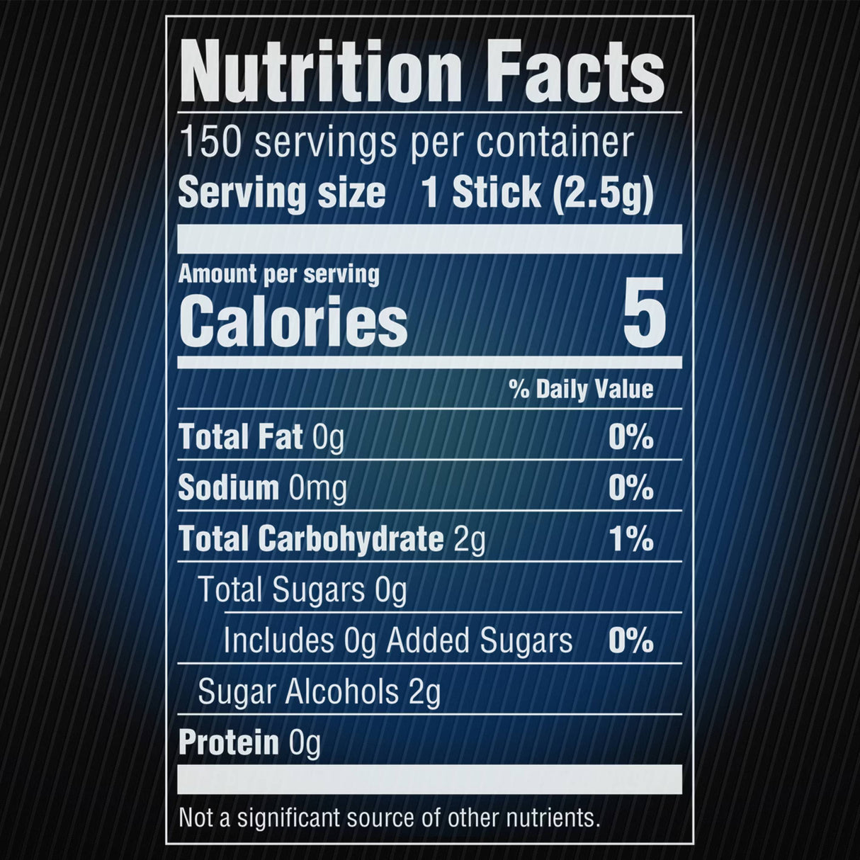5 Gum Peppermint Cobalt Sugar Free Chewing Gum, 15 Sticks Per Pack, 10 Pack