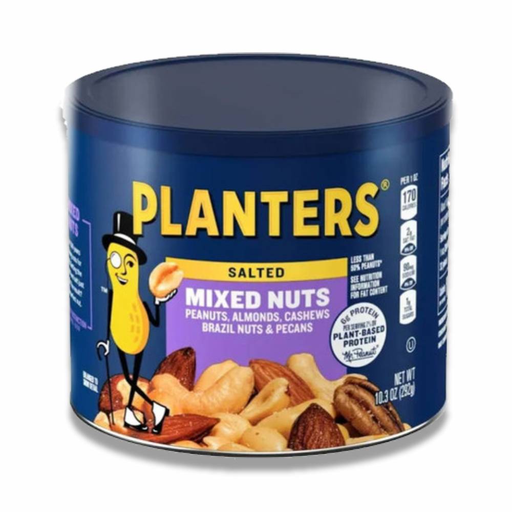 Planters Nuts - Salted Mixed Nuts, Party Snacks - 10.3 Oz - 3 Pack