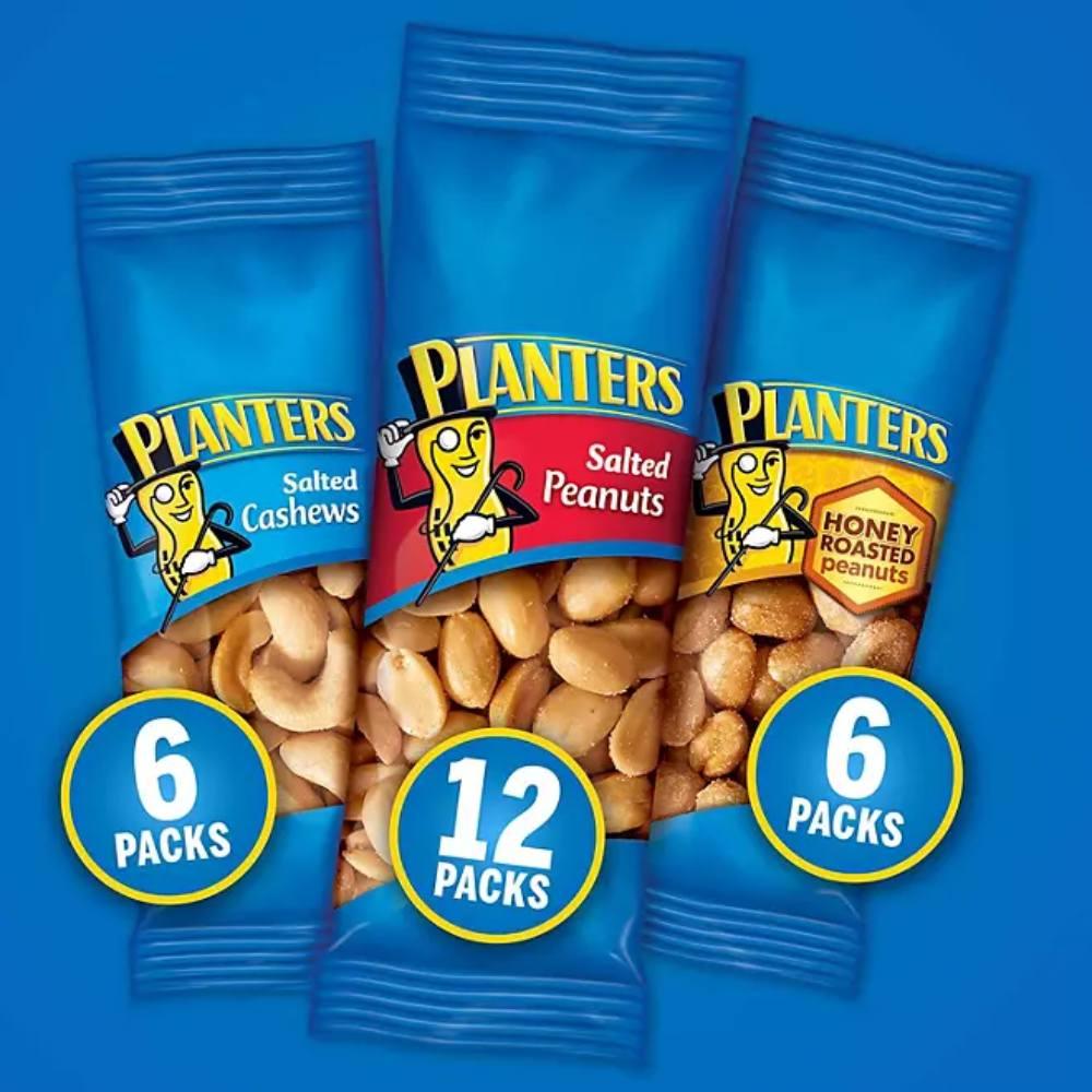 Planters Nuts - Cashews and Peanuts Variety - 40.5 Oz - 24 Ct