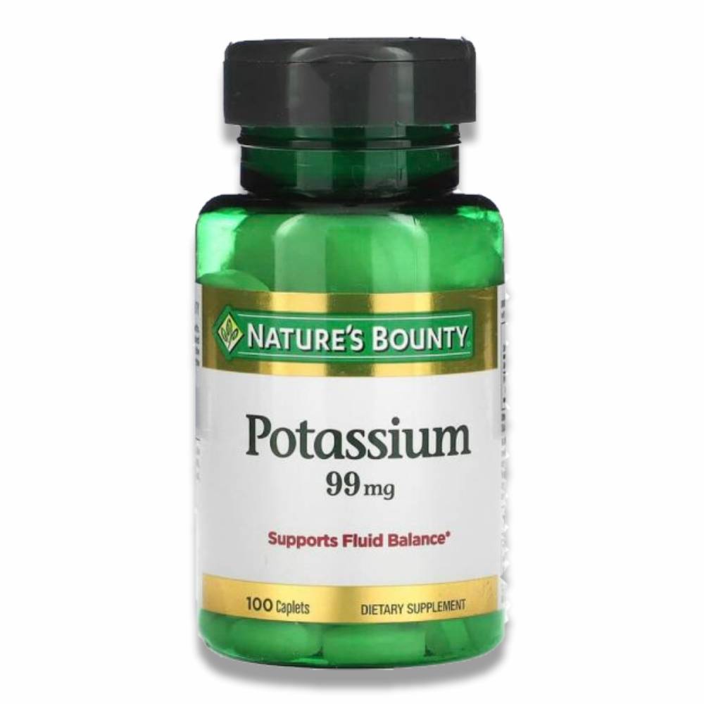 Nature's Bounty - Potassium Gluconate 99mg Tab 100 Count - 24 Pack