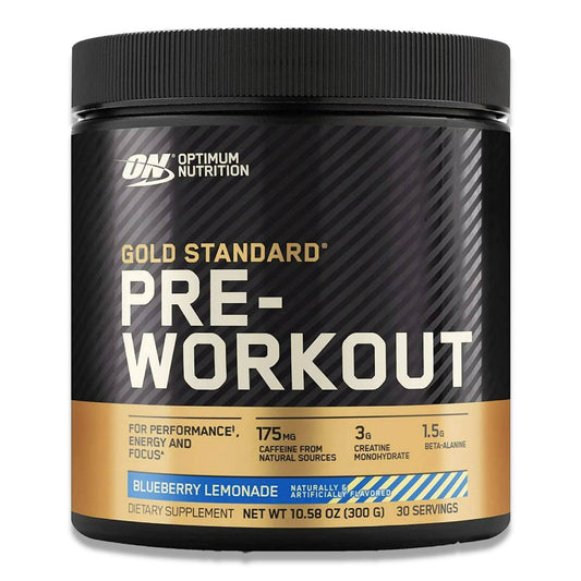 Optimum Nutrition Gold Standard Pre-Workout - Blueberry Lemonade - 6 Pack Contarmarket