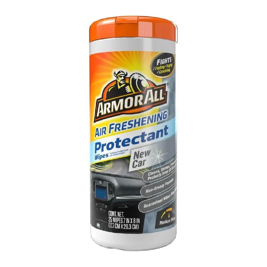 Armor All New Car Scent Air Freshening Car Protectant Wipes  25ct  - 6 Pack