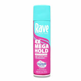 Rave - 4X Mega Unscented Hair Spray - 11 Oz - 12 Pack