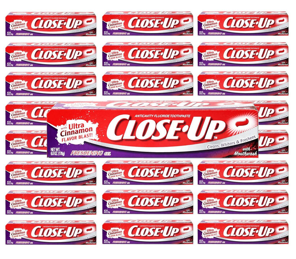 Close-Up Fluoride Toothpaste 4oz - 24 Pack Bulk Contarmarket