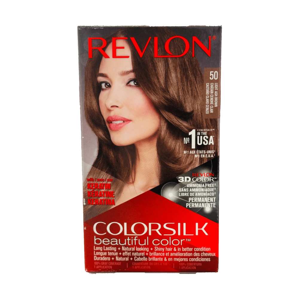 Revlon - Colorsilk,  #50 Light Ash Brown - 12 Pack