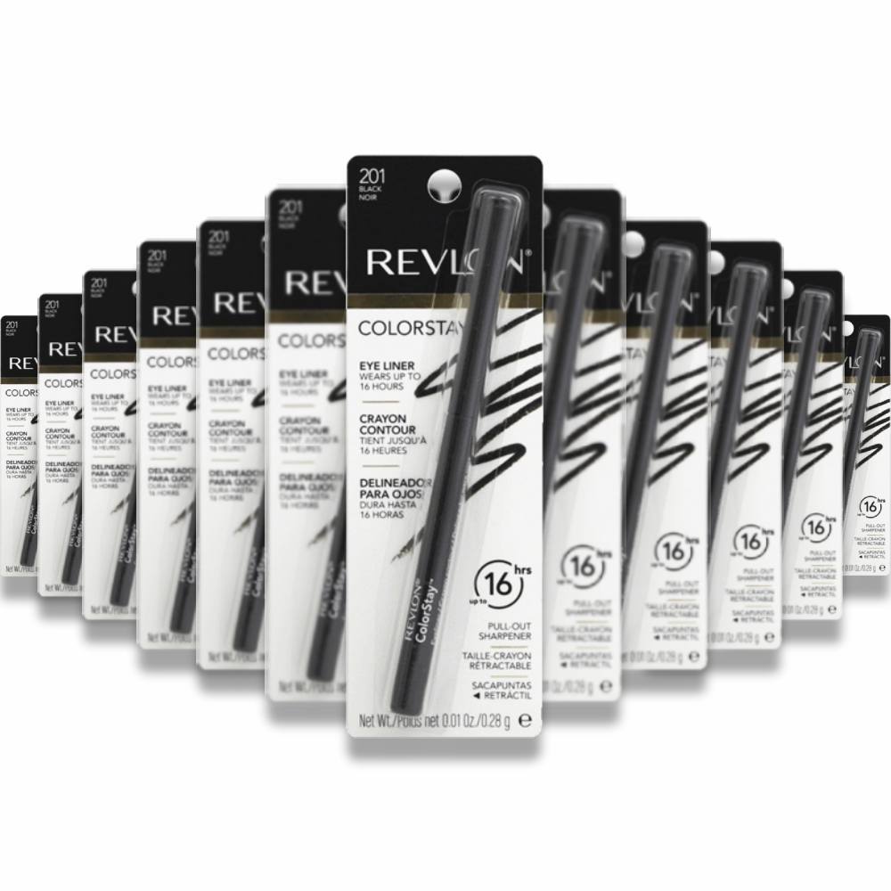 Revlon Color Stay Eyeliner Pencil Black 201 0.01 Oz 36 Pack Contarmarket