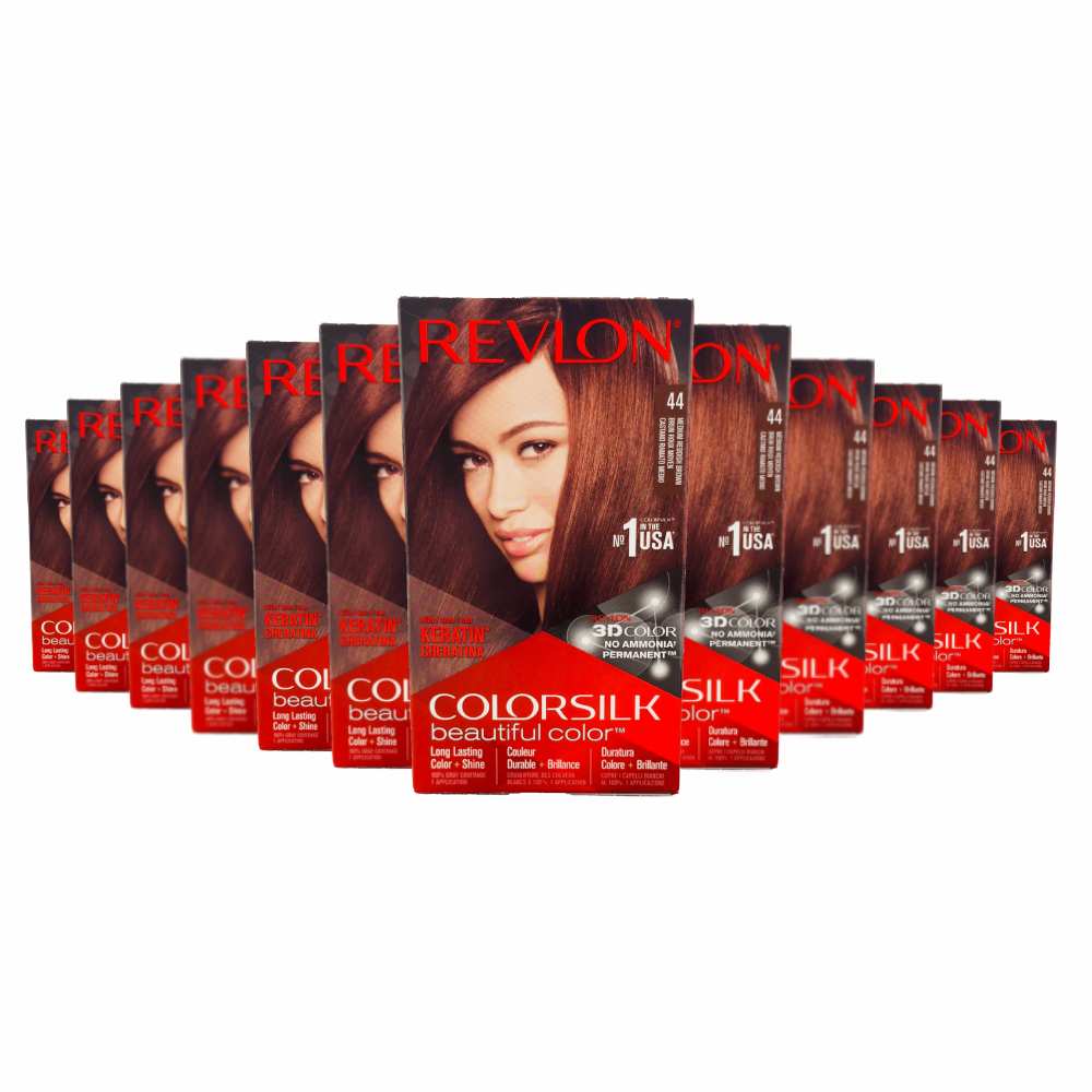 Revlon - Colorsilk, #44 Medium Reddish - 12 Pack