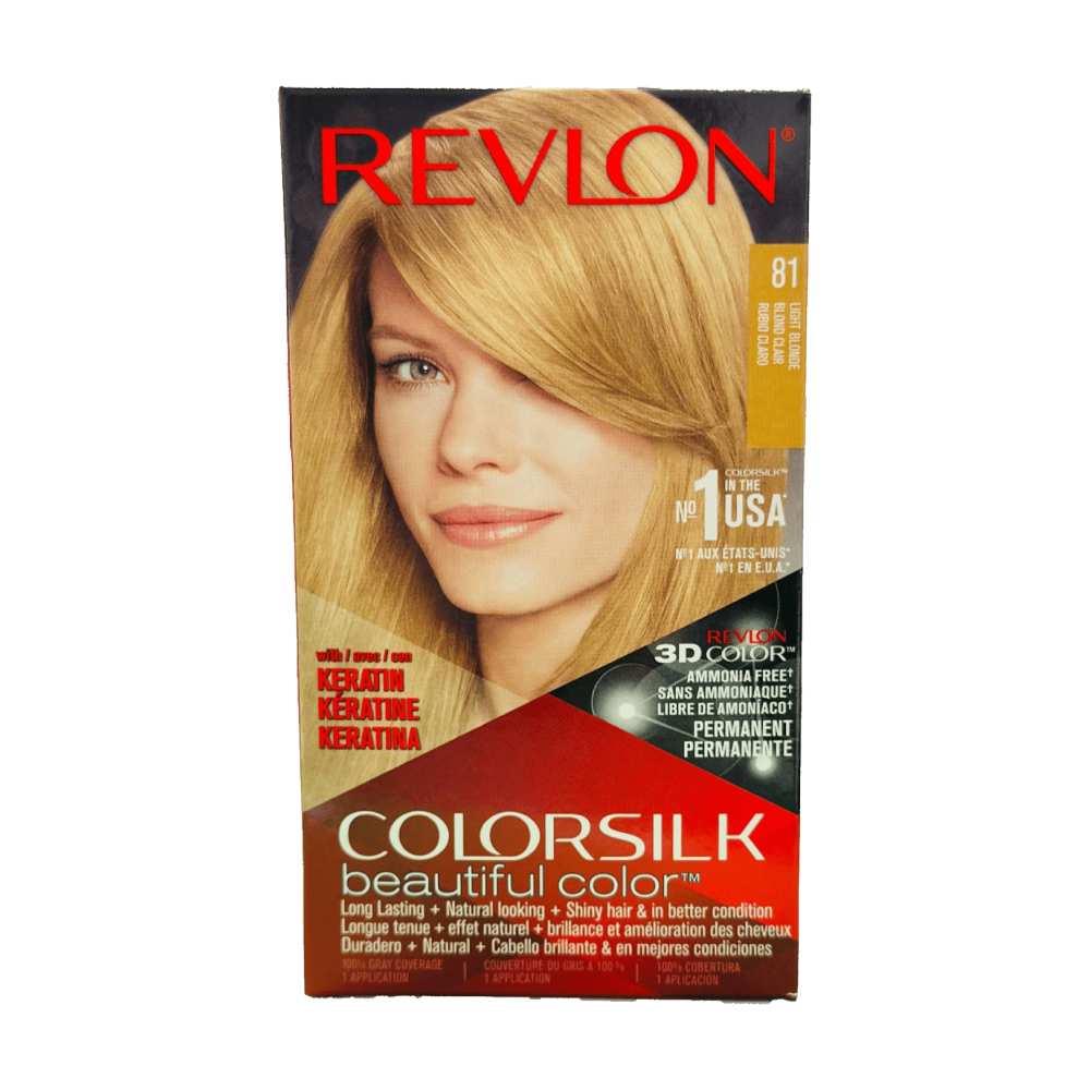 Revlon - Colorsilk, #81 Light Blonde - 12 Pack