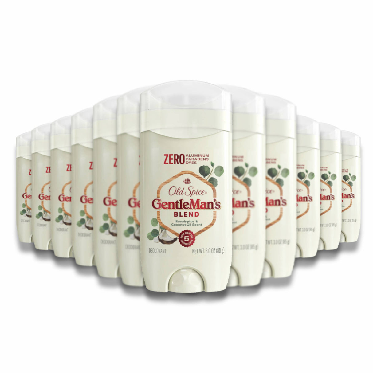 Old Spice - Men's Deodorant, Eucalyptus with Coconut Oil, Aluminum Free- 3 Oz - 12 Pack