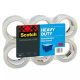 Scotch - Heavy Duty Shipping Packaging Tape - 1.88" x 60.15 yd - 6 Pack