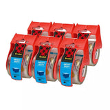 Scotch - Heavy Duty Shipping Packaging Tape Dispensers - 1.88" x 27.7 yd - 6 Pack