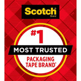 Scotch - Heavy Duty Shipping Packaging Tape Dispensers - 1.88" x 27.7 yd - 6 Pack