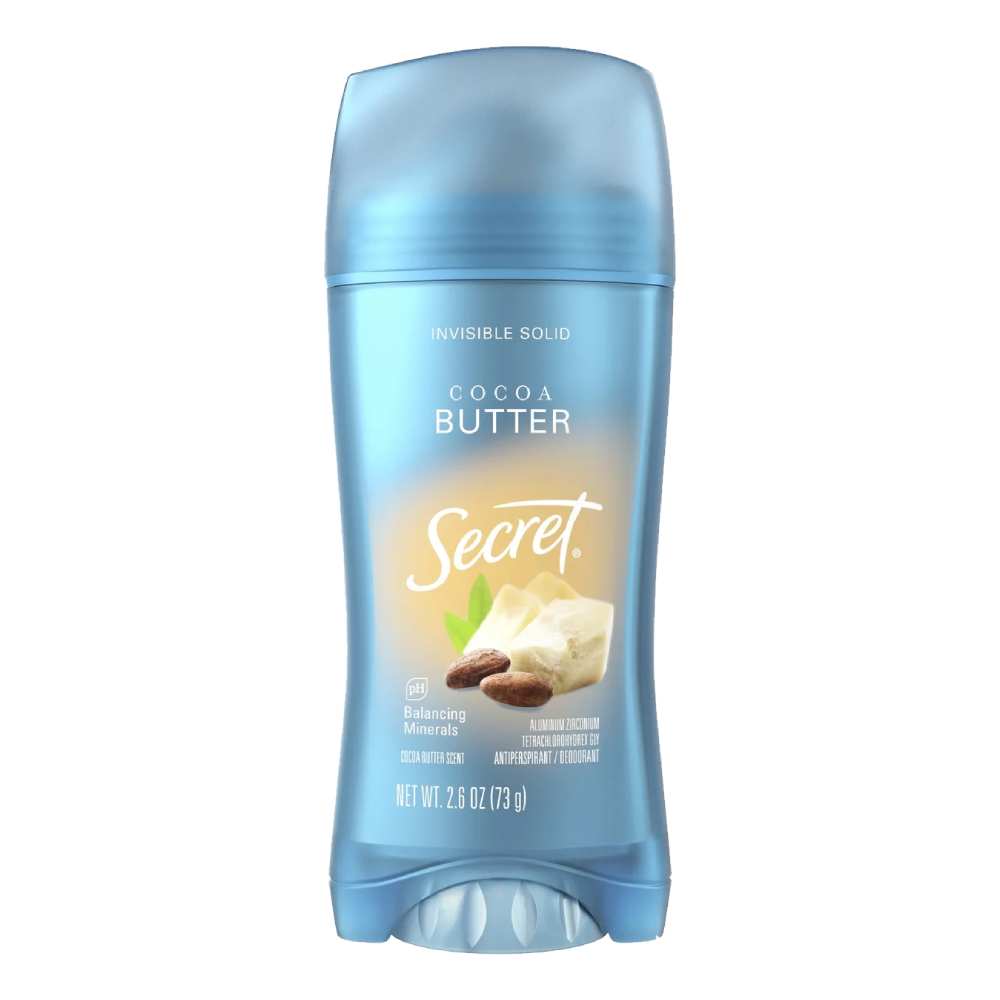 Secret - Fresh Cocoa Butter, Antiperspirant & Deodorant - 2.6 Oz- 12 Pack