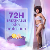 Secret Invisible Solid Lavender  Antiperspirant & Deodorant 2.6 Oz - 12 Pack